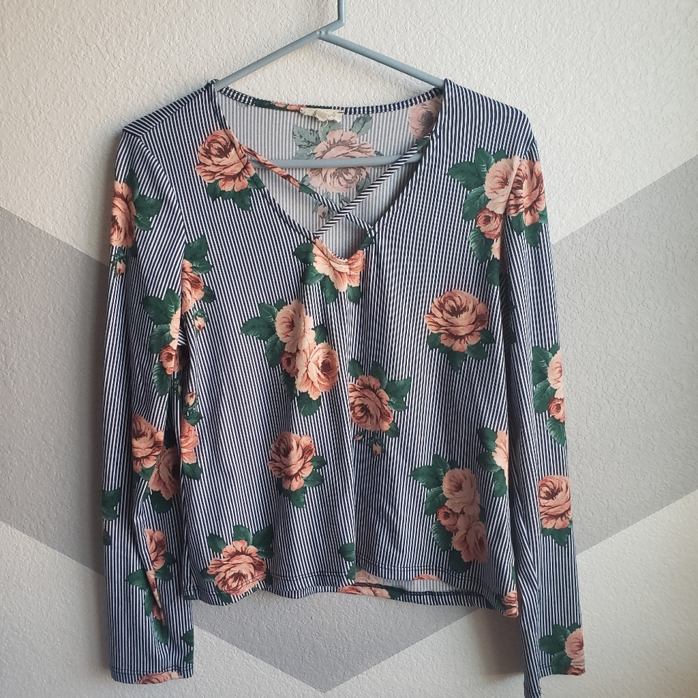 Ultra Flirt floral top